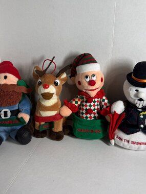 Lot Of 4 Stuffins CVS 1998-99 Rudolph Island of Misfit Toys 7-8” Plush Vintage